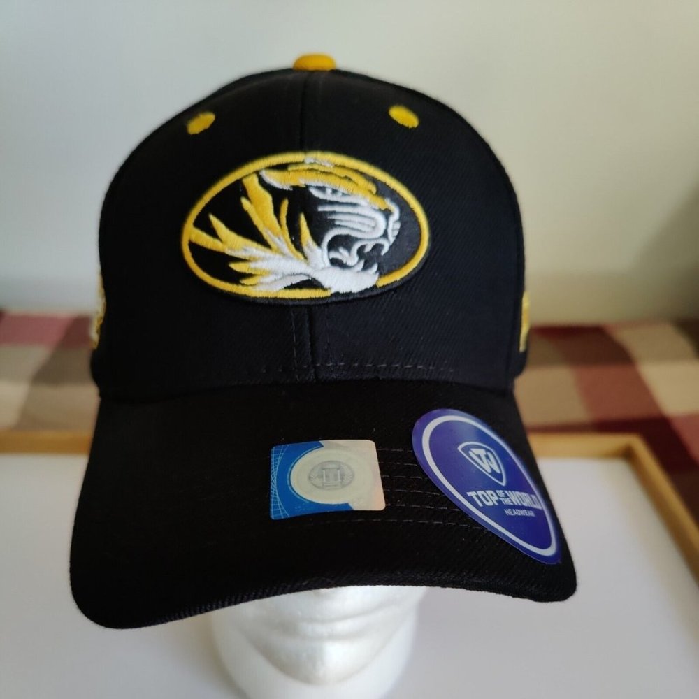Mizzou Tigers Top of the World Headwear Hat  Cap Black NEW College Football